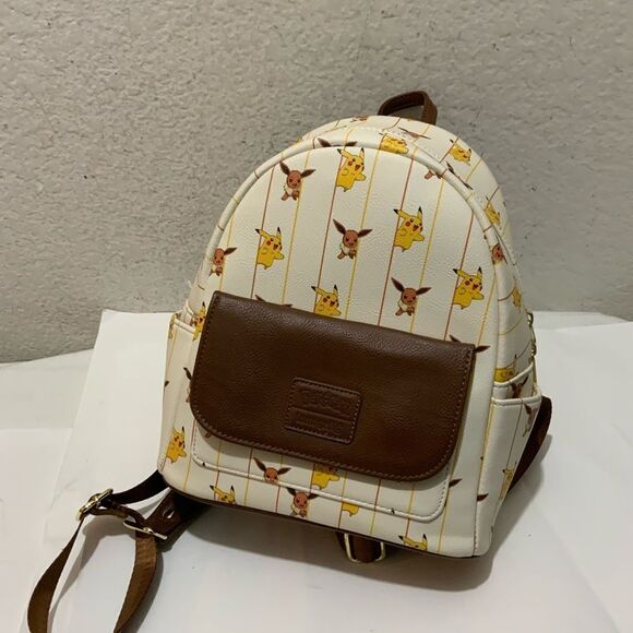 NWOT Loungefly Pokemon Mini Backpack Pikachu Ever Striped main image 6